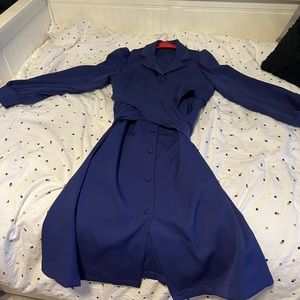 Blue MIDI dress